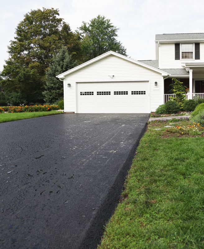 Driveway Blacktop Installation detail